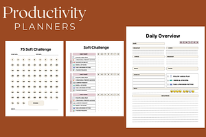 Productivity Planner - 65-Pages