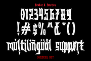 Domenvidel Blackmetal Font, a Blackletter Font by madeDeduk (Thumbnail 5 of 10)