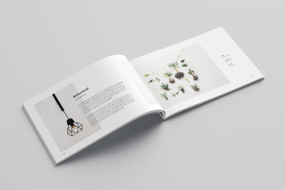 Minimal A5 Portfolio, a Brochure Template by Meenom Templates (Photo 13 of 13)