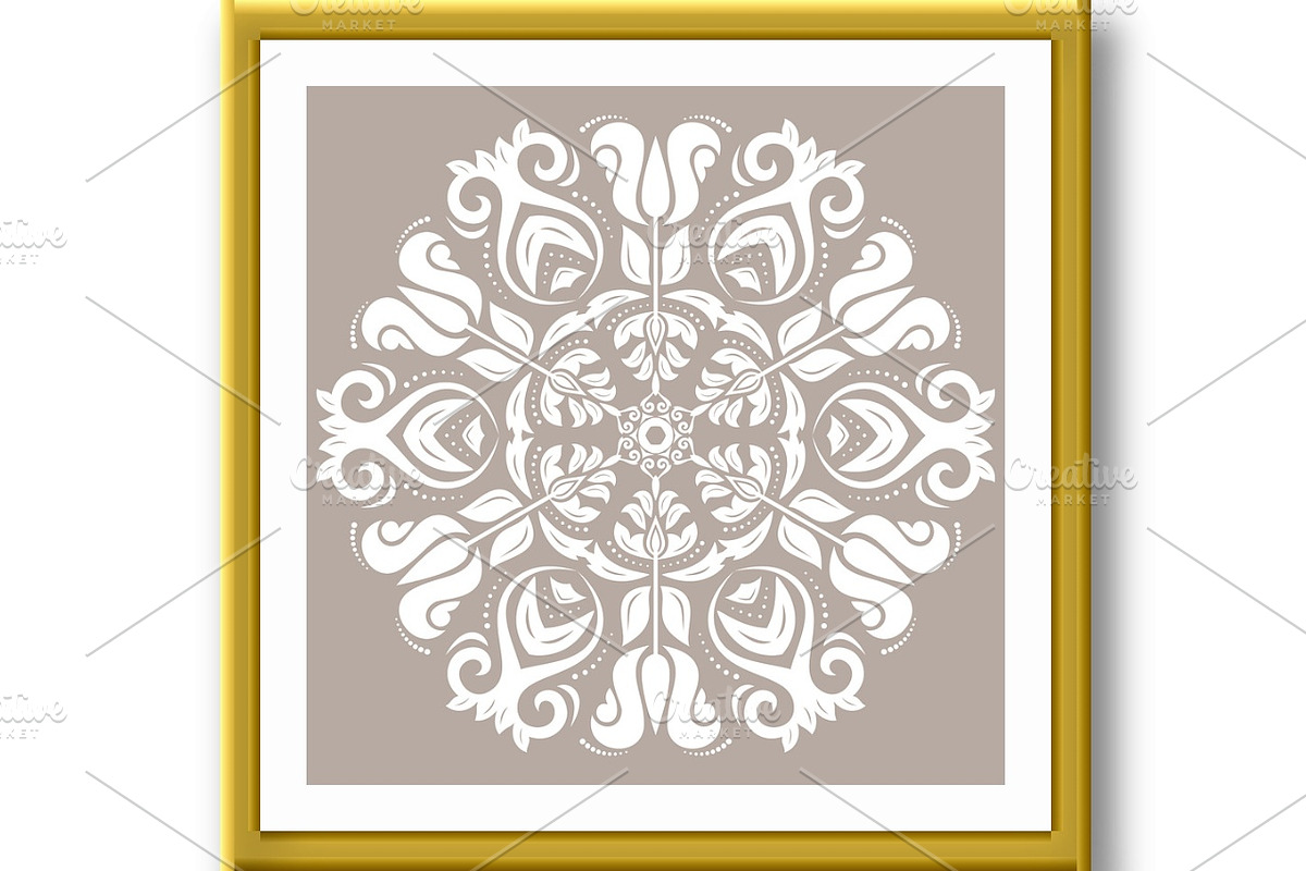 Classic Vector Fine Pattern With, an Illustration by FineArtStudio (Photo 2 of 3)