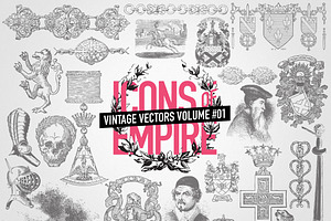 50 Vintage Imperial Illustrations