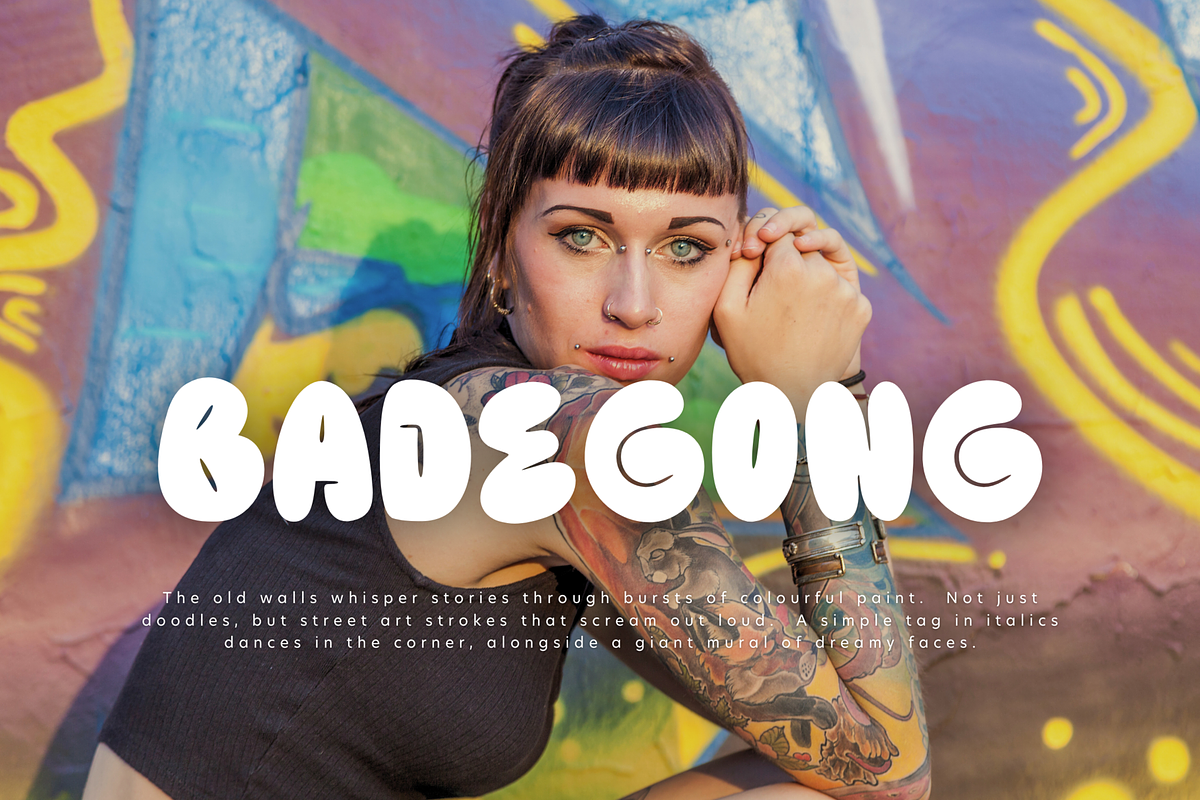Badegong | Symbols Display, a Symbol Font by filosovis (Photo 1 of 5)