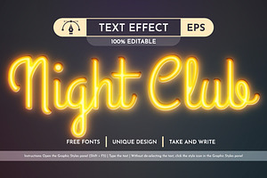 Firefly - Editable Text Effect