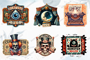 Halloween Old Tickets Clipart, a Graphic by designcity5 (Thumbnail 2 of 5)