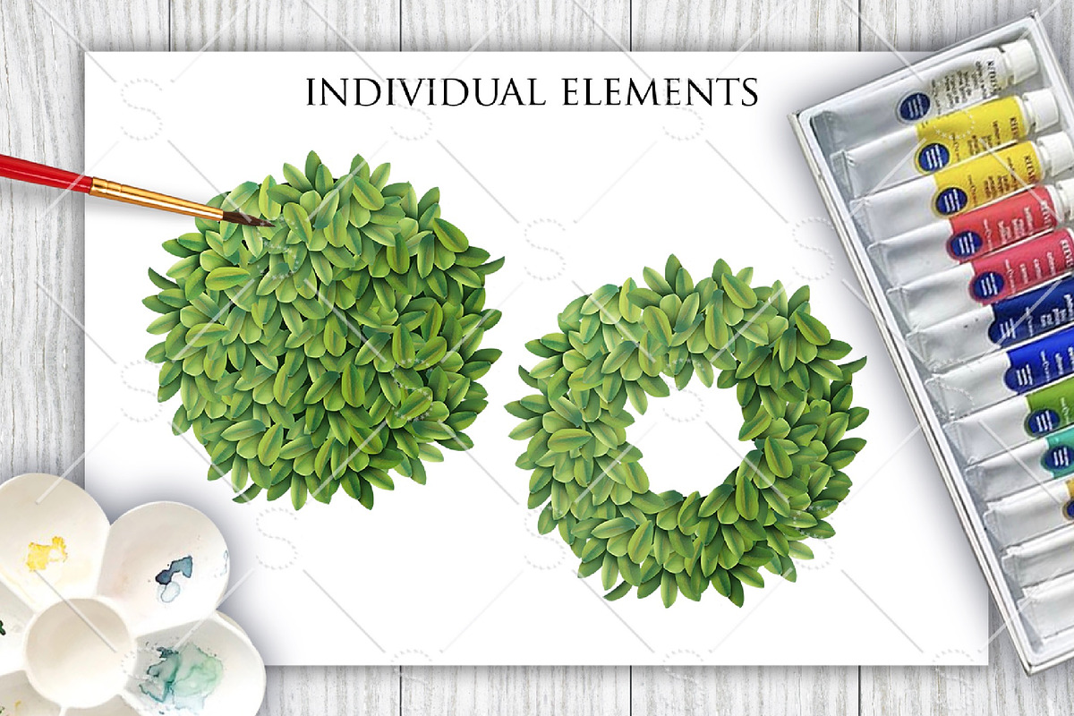 China Blue Christmas Ornaments Pack, a Decorative Illustration by Dana Designs (Photo 9 of 14)