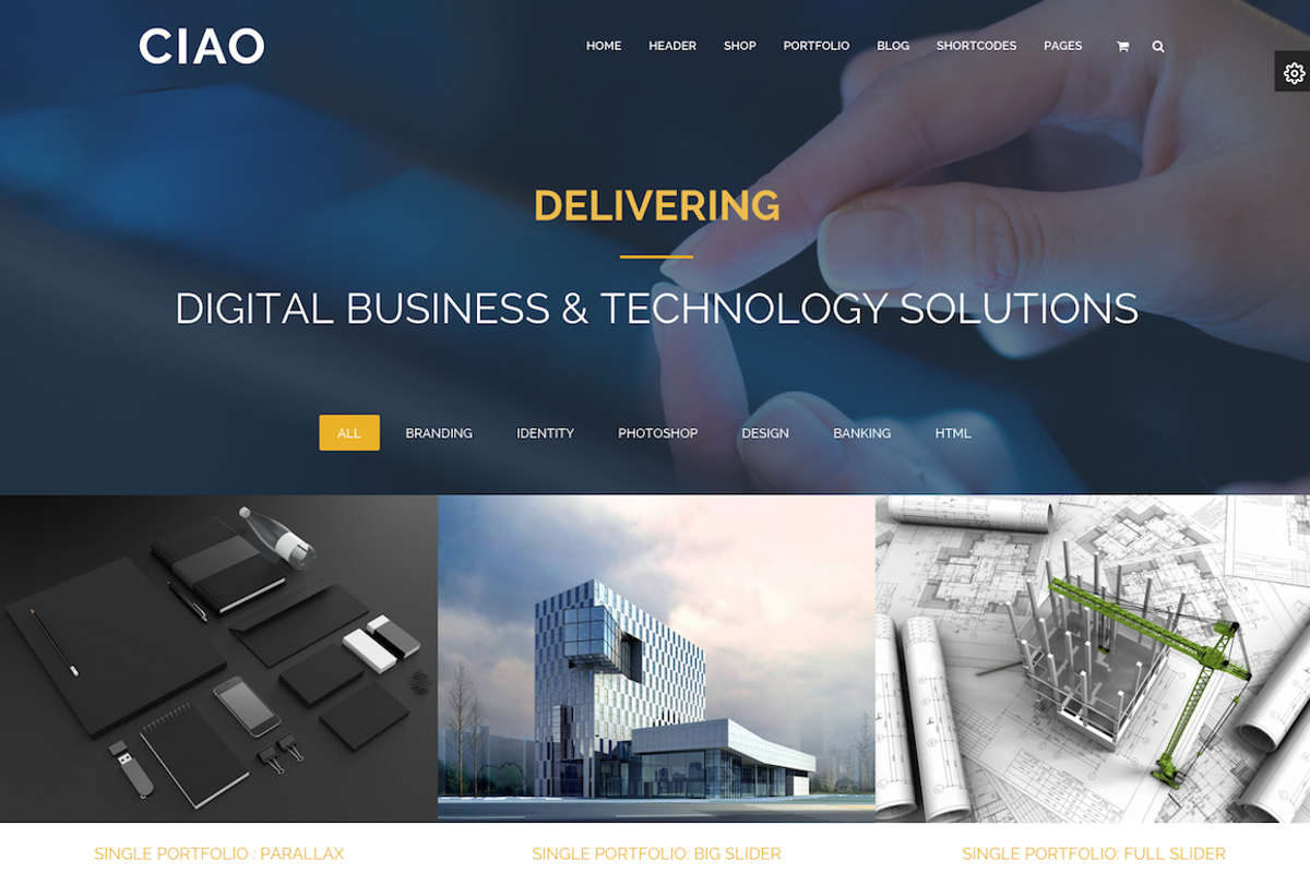 CIAO - Multi-Purpose WordPress Theme, a WordPress Template by CIAOThemes (Photo 4 of 5)