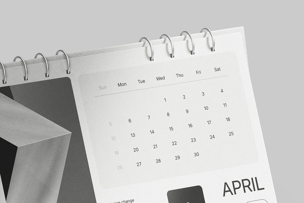 2026 Desk Calendar - Benmoo, a Stationery Template by fakhroo (Photo 2 of 5)