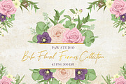 Boho Frames Floral Borders Wreaths, an Illustration by PawGraphic (Thumbnail 1 of 9)