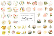 64 Watercolor Instagram Highlight, a Work Illustration by beatriceviyiwi (Thumbnail 1 of 5)