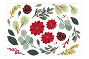 Holiday Greenery Illustrations, an Illustration by rabeccky (Thumbnail 2 of 5)