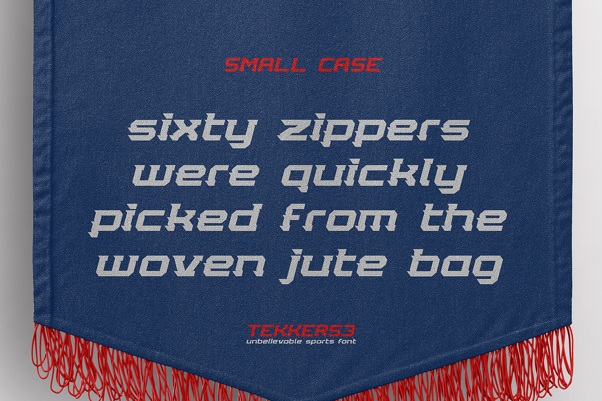 TEKKERS - UNBELIEVABLE SPORTS FONT, a Slab Serif Font by Alphabet Agency (Photo 8 of 8)