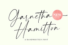 Garnetha Hamitton | Modern Script