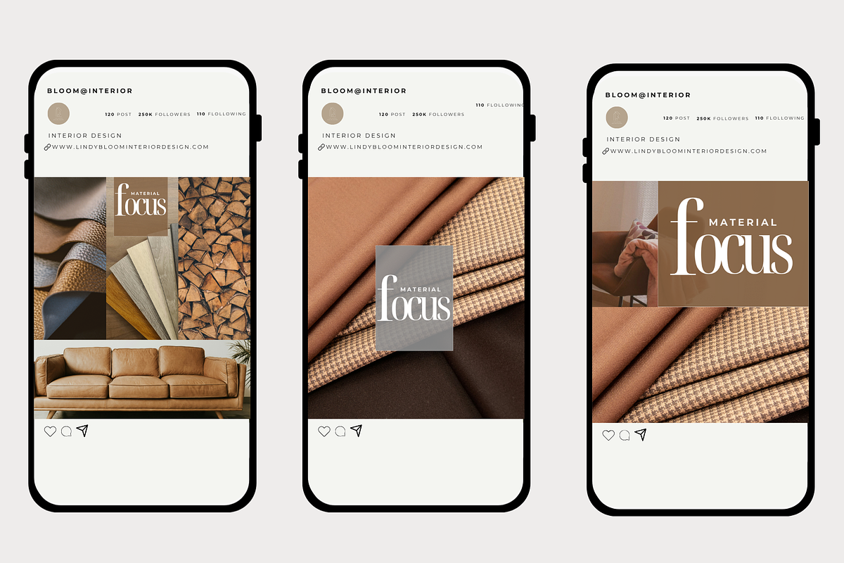 Interior Design Instagram Template preview 3