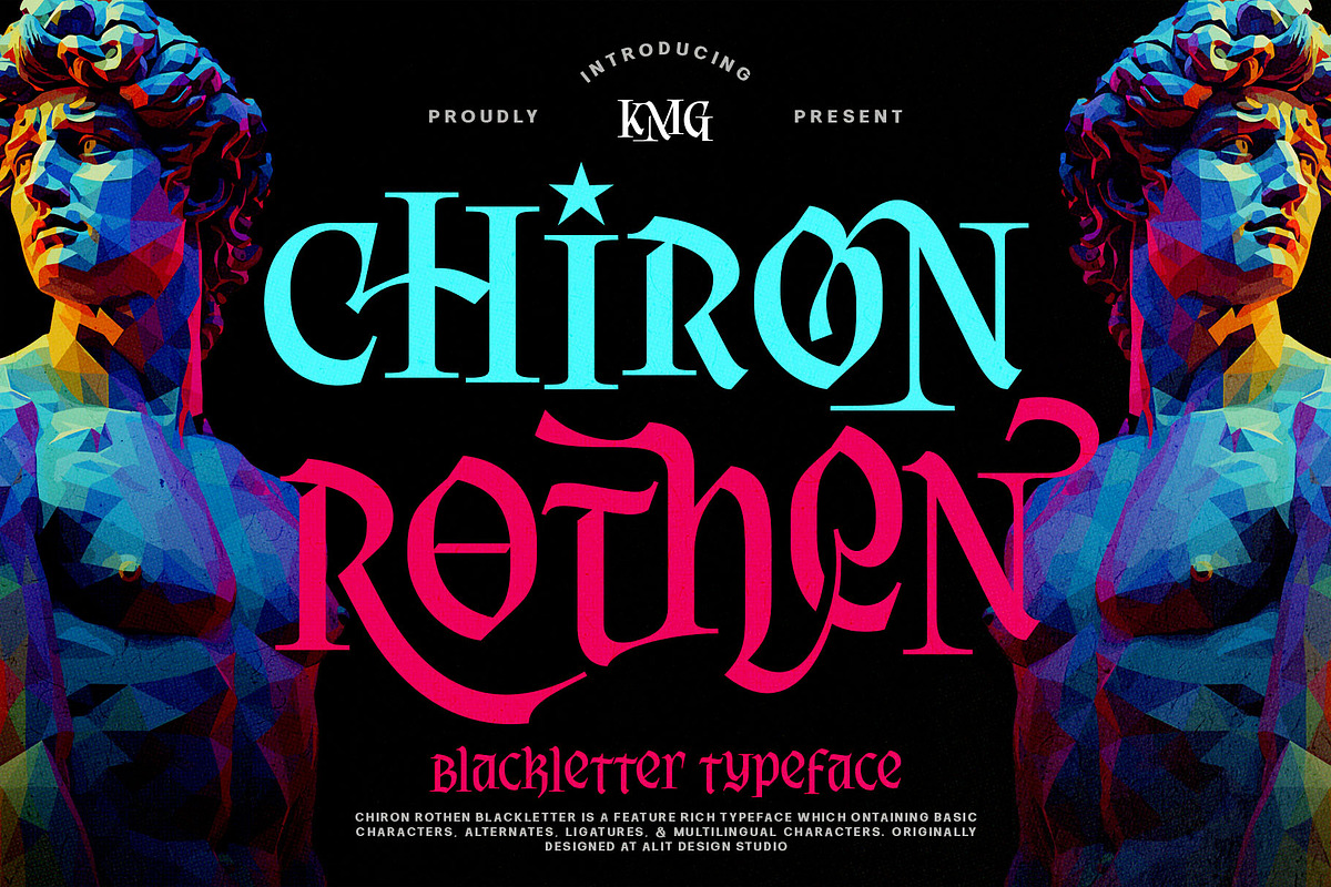 Chiron Rothen Typeface, a Blackletter Font by alit design (Photo 1 of 20)