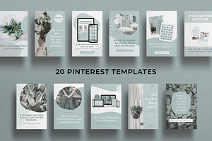 Online Course Canva Template Bundle