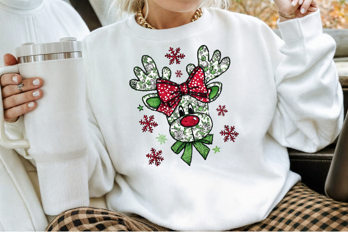 Coquette Green Millennial Christmas, an Illustration by Sublimation Artist (Photo 2 of 9)