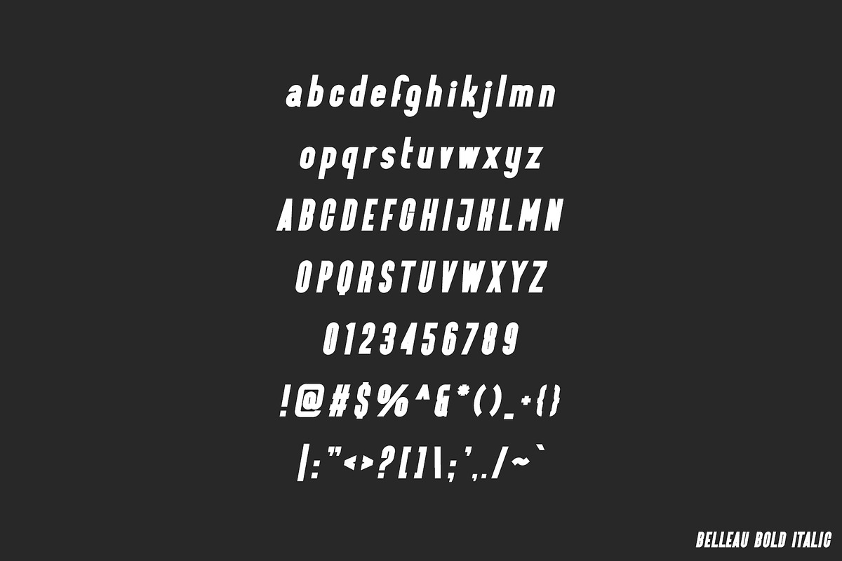 Belleau | Sans Serif Font Family, a Sans Serif Font by Pixel Supply Co. (Photo 11 of 11)