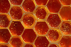 Raw honeycomb texture, a Food & Drink Photo by Mockup Bureau