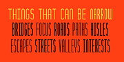 NarrowWay, a Sans Serif Font by Ingrimayne Type (Thumbnail 7 of 11)