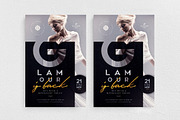 Glamour Is Back Flyer + Instagram, a Flyer Template by Touringxx Creative Studio (Thumbnail 1 of 3)