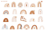 Boho Rainbow Bundle Collection., a Decorative Illustration by DearLetters (Thumbnail 4 of 10)