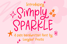 Simply Sparkle Handwritten Font