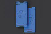Smartphone Website Layout Mockup, an Advertising Mockup by skybluecreative (Thumbnail 2 of 3)