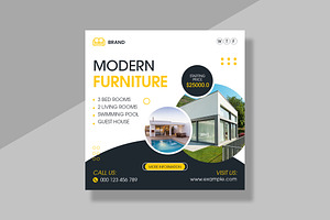 Dream Home Social Media Post, a Social Media Template by ClickPaint_Studio