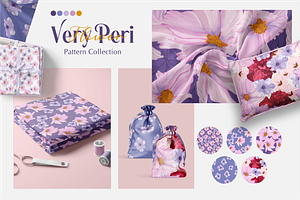 VERY PERI Flower Pattern Collection