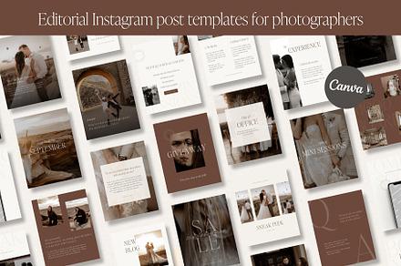 Luxury Instagram post templates, a Social Media Template by Wonderlik Webdesign