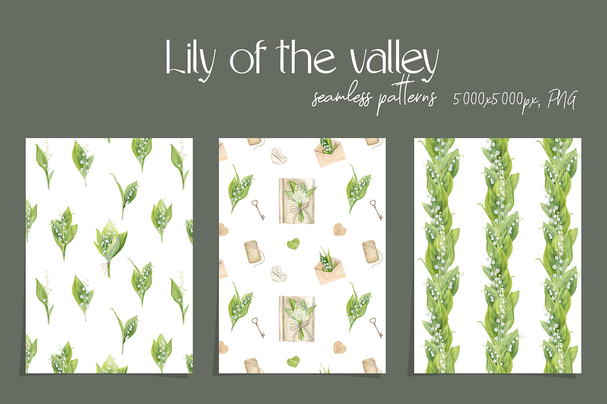 Lily Of The Valley Watercolor Flower, a Seasonal Illustration by NataliArkushArt (Photo 13 of 14)