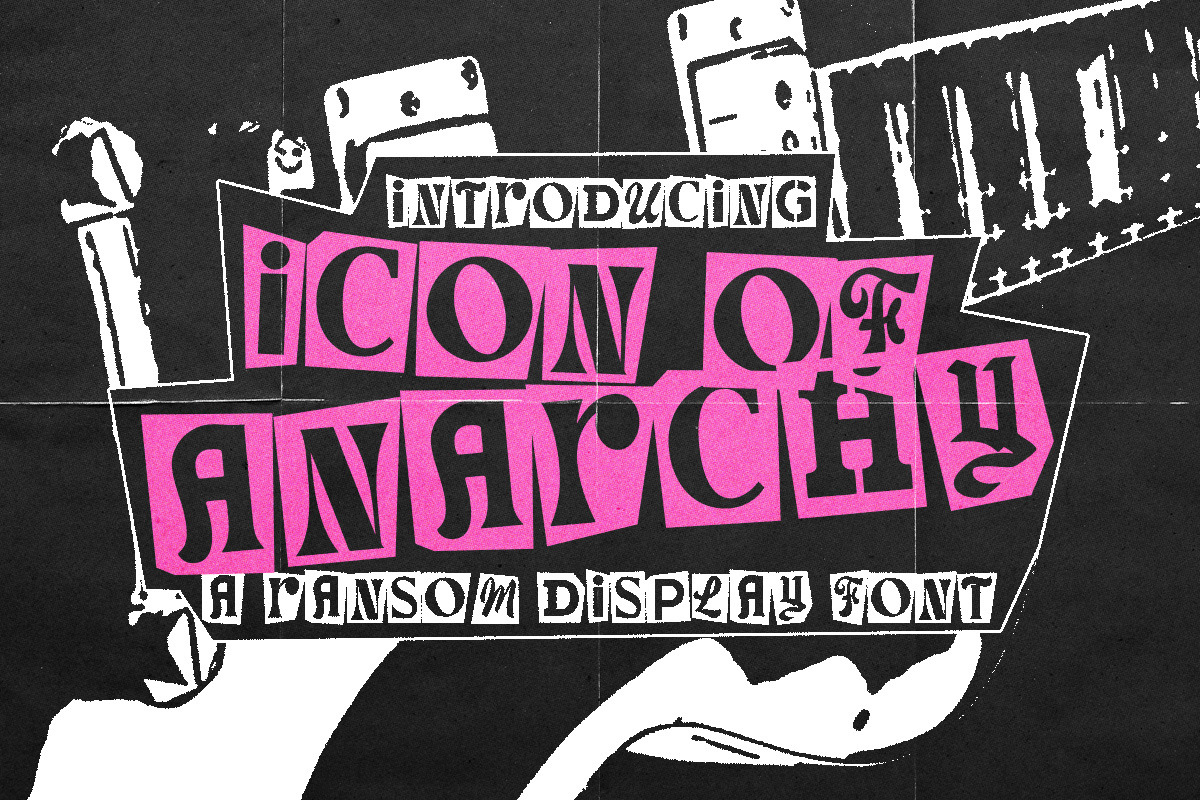 Dirty Punk - Randsom Display Font, a Handwritten Font by Letterhend Studio (Photo 3 of 9)