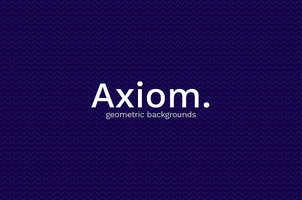 Axiom: Geometric Backgrounds