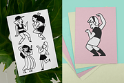 Summer Party | Doodle Clipart Set, an Illustration by Iris Atelier (Thumbnail 5 of 5)
