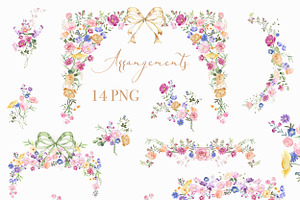 BLOOM Floral Wedding Set Wildflowers