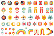 1970s Collage Art Pack, a Background Graphic by Pulpixel Design (Thumbnail 3 of 12)