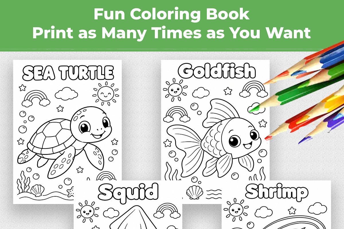 Animal Coloring Book for Kids, an Education Illustration by Mohammad Sarfaraz (Photo 7 of 13)