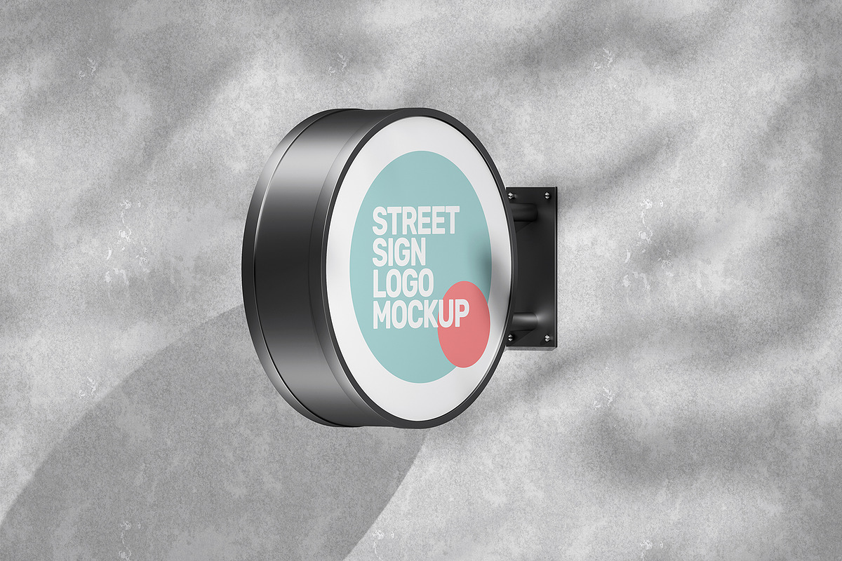 Street Sign Mockup (32 PSD Scenes), an Advertising Mockup by Traint (Photo 40 of 50)
