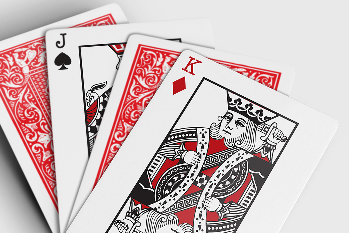Poker Card Playing Mockups, a Print Template by Kongkow (Photo 6 of 10)