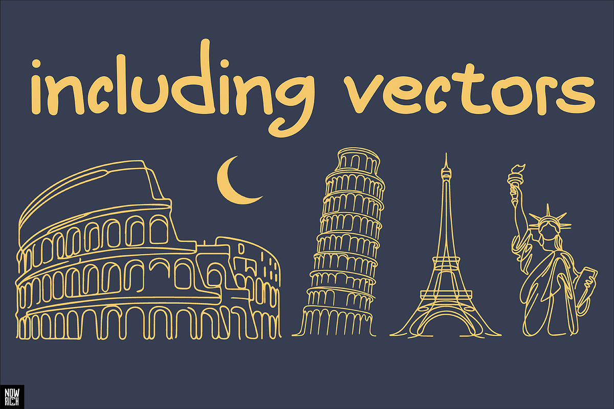 Travelogue Typeface, a Blackletter Font by Nouric Design (Photo 6 of 7)