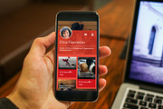 Rubyonic - Ionic Premium app theme, a HTML Template by Audacitus (Thumbnail 4 of 4)