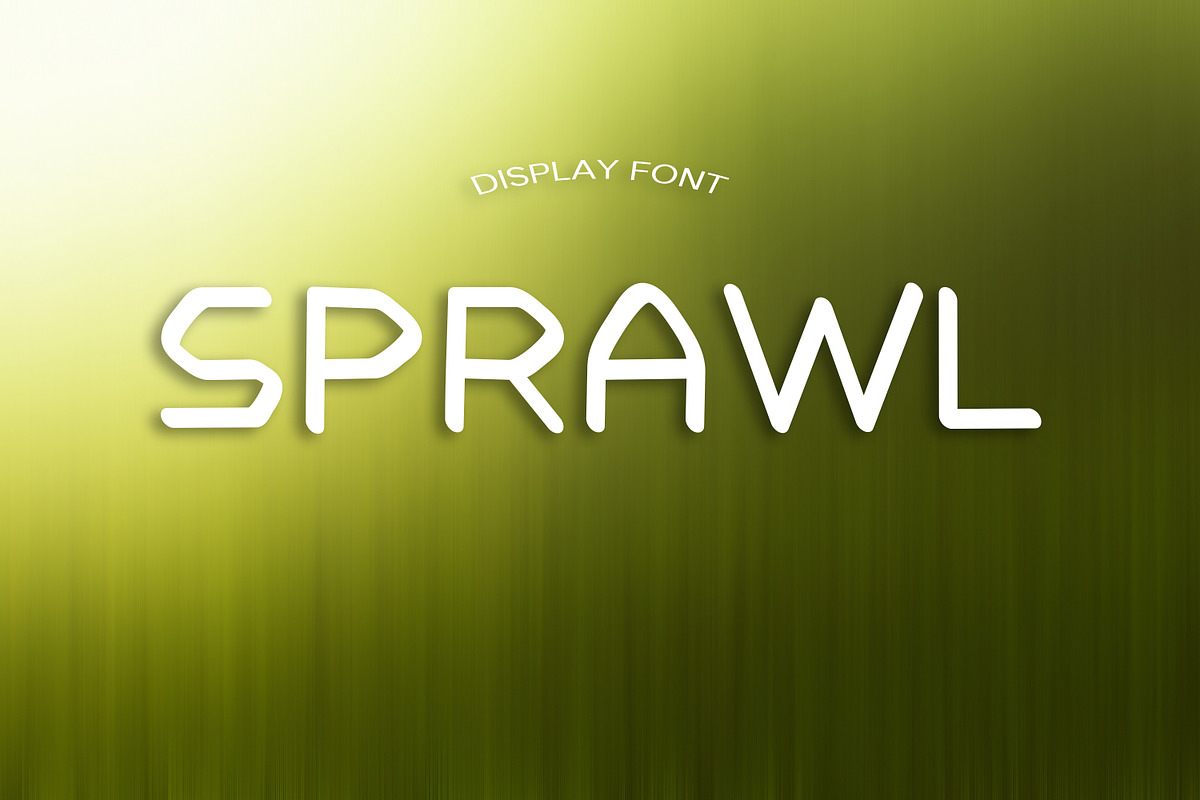 SPRAWL font