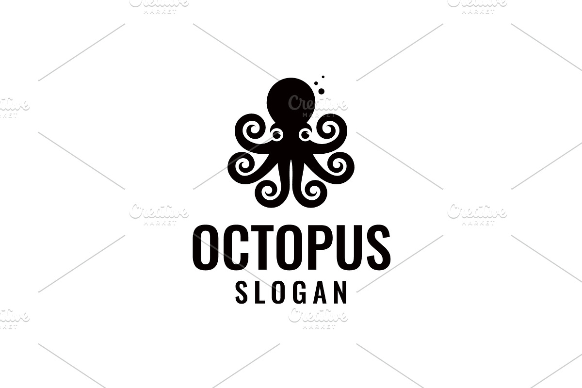 Octopus Logo, a Branding & Logo Template by Pixes (Photo 2 of 3)