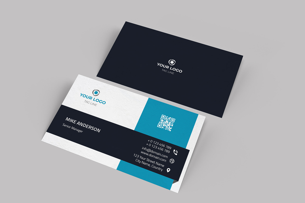 Corporate Business Card, a Business Card Template by designSultan (Photo 4 of 4)
