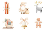 Minimal christmas clipart, an Illustration by CreationArt (Thumbnail 5 of 5)