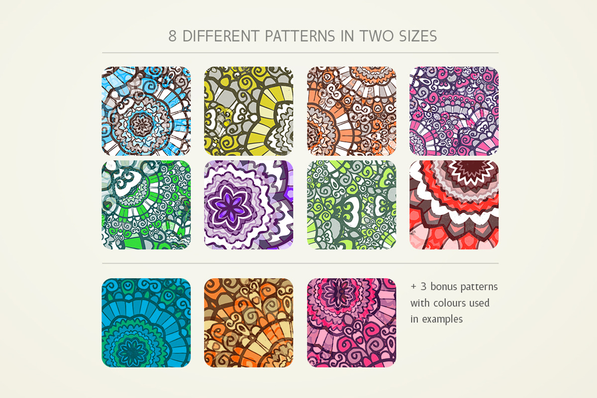 Seamless Swirl Patterns, a Pattern Graphic by LydiaDistracted (Photo 5 of 5)