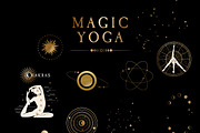 Magic Yoga Esoteric Set, a Healthcare Illustration by NassyArt (Thumbnail 4 of 14)