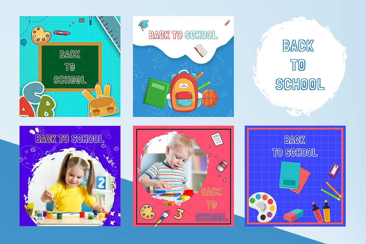 Back To School Banners Design, a Social Media Template by Nisha Droch (Photo 3 of 3)