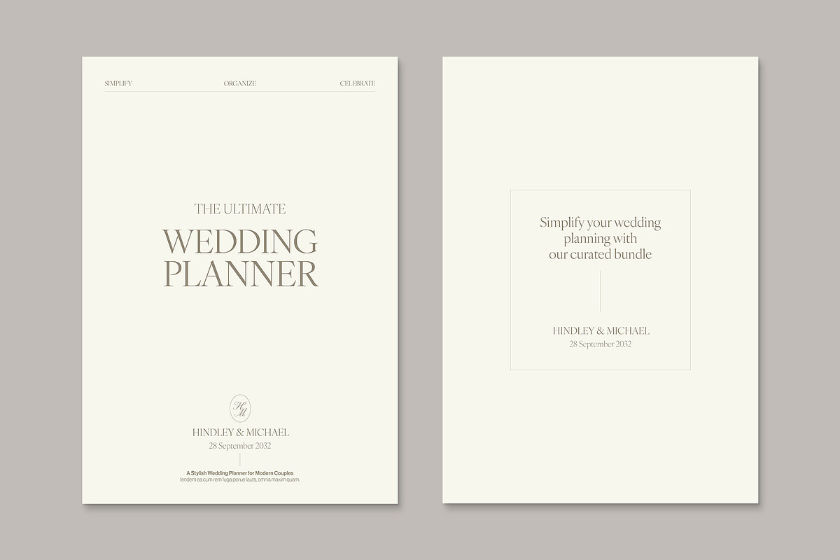 Wedding Planner Template, a Stationery Template by BrandPacks (Photo 5 of 6)