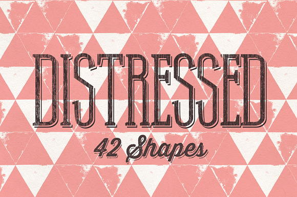 42 Distressed Shapes preview 6